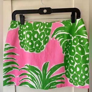 Lilly Pulitzer Flamenco Pineapple Skirt